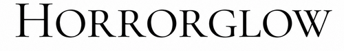 HorrorGlow logo on a white background