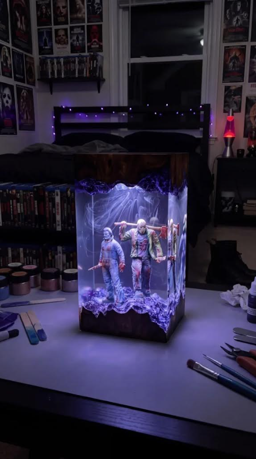 HorrorGlow Resin Lamps