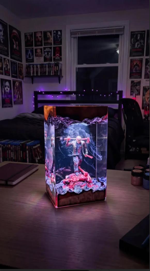 HorrorGlow Resin Lamps