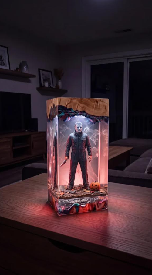 HorrorGlow Resin Lamps