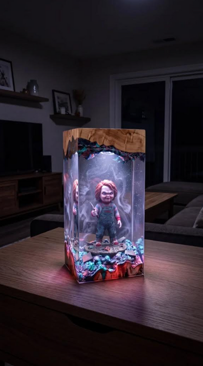 HorrorGlow Resin Lamps