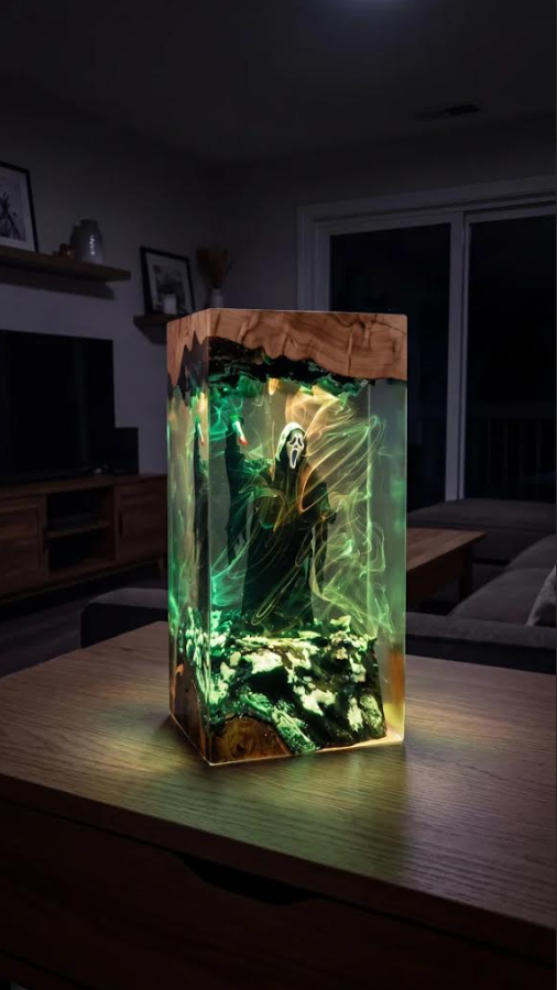 HorrorGlow Resin Lamps